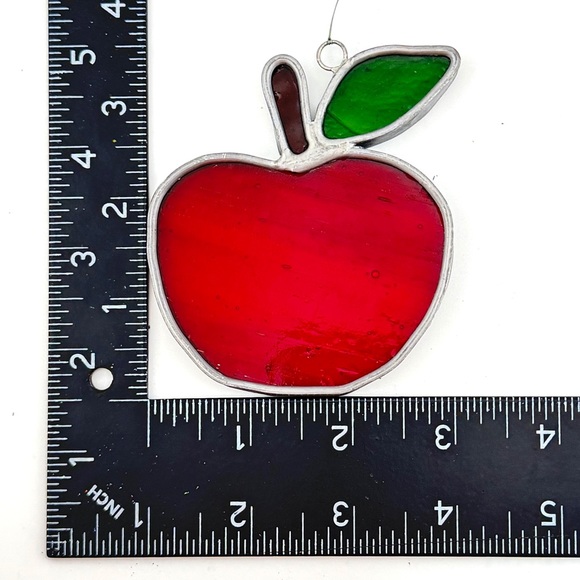 Stained Glass Apple - Picture 4 of 4